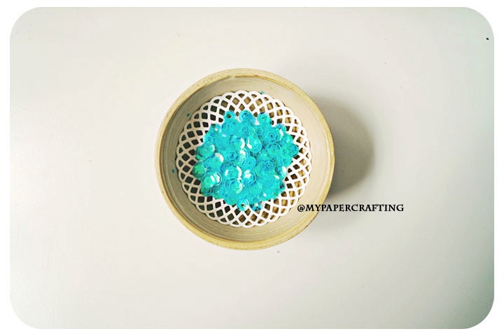 Sequins Iridescent - Turquoise