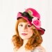 vintage 1960s hat / wool hat / Marjorie