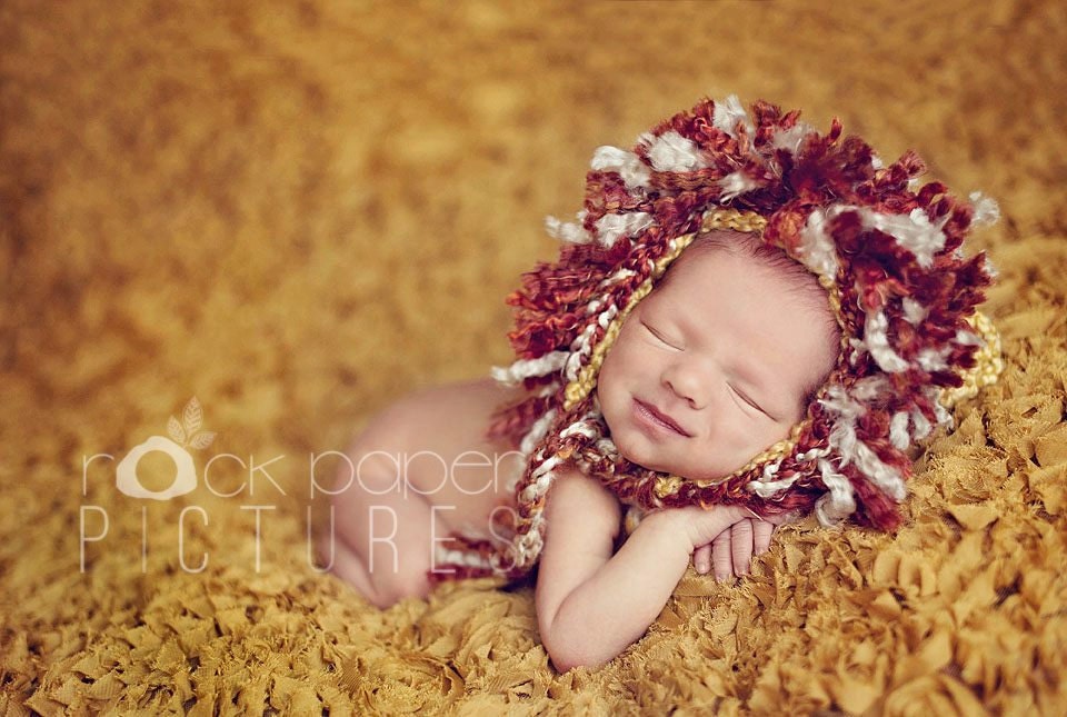 Little Lion Earflap Hat FREE SHIPPING