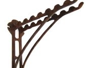 Antique Cast Iron General Store Double Hook Wall Bracket