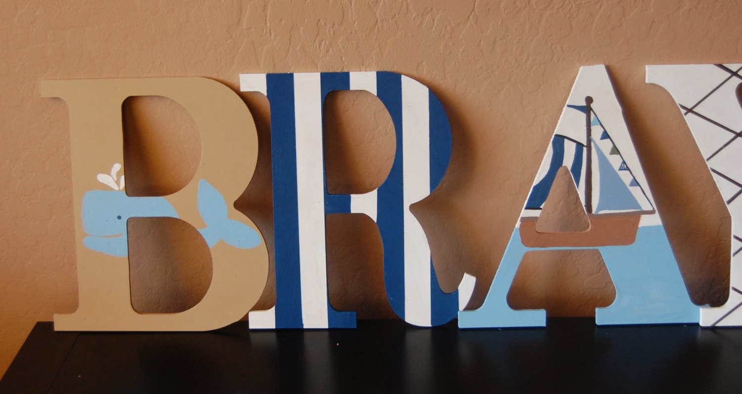 Ahoy Mate Nursery Letters