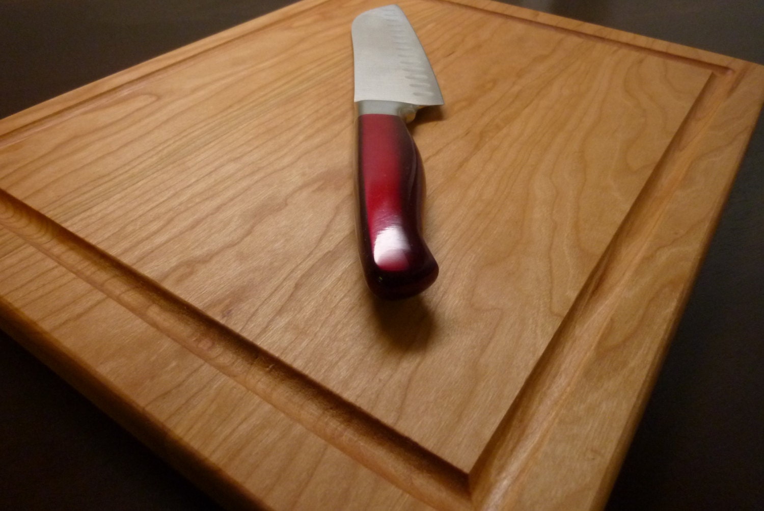 Cutting Board Option - Add Juice Groove to Cutting Side