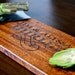 Personalized Cheese, Bread, or Charcuterie, Custom Engraved - Sapele 6"x15" - Wedding Gift, Anniversary Gift, Personalized