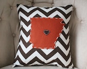Arkansas Pillow, Custom, 14x14