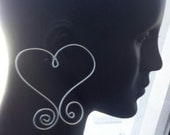 Sankofa Heart Earring