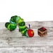 The Very Hungry Caterpillar with Chocolate Cake - Clay Birthday Cake Topper
