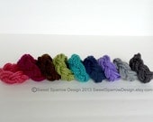 HAND KNIT Woven Braided BRACELET Cuff in Nine Colors