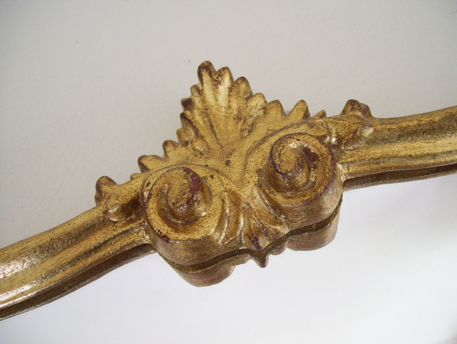Vintage Elegant Mirror Made In Italy - Gold Gilt Finish