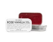 ROSE VANILLA tinted lip blush in slider tin .25 ounce - organic - apothecary