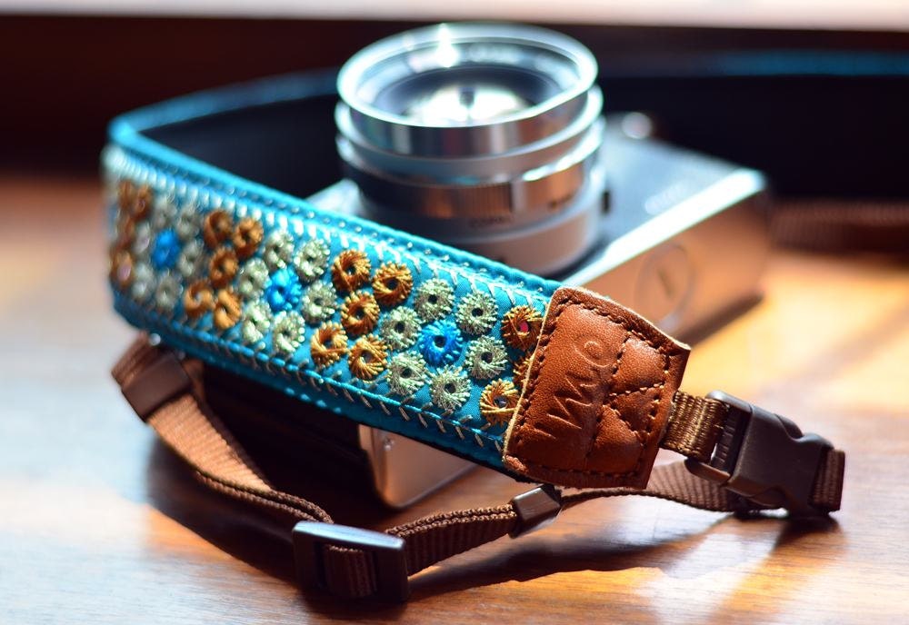 Aquamarine Camera Strap