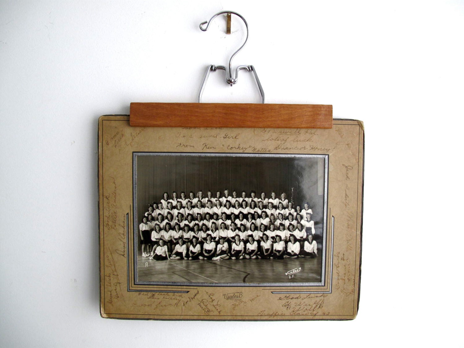 Antique Class Photograph - San Francisco - Black and White Photograph