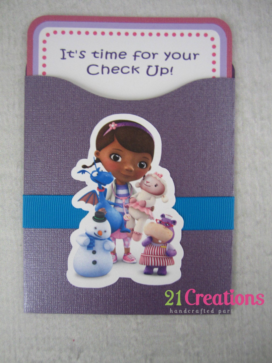 Doc Mcstuffin Invitation - set of 8