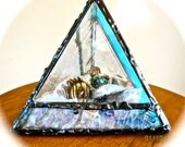 Stained Glass Sand Seascape Sea Shells Pyramid Beach Starfish Fish Kaleidoscope