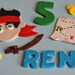 Fondant Pirate, Sword, Treasure Map and Coin Cake Decorations Perfect for your Little Pirate Party