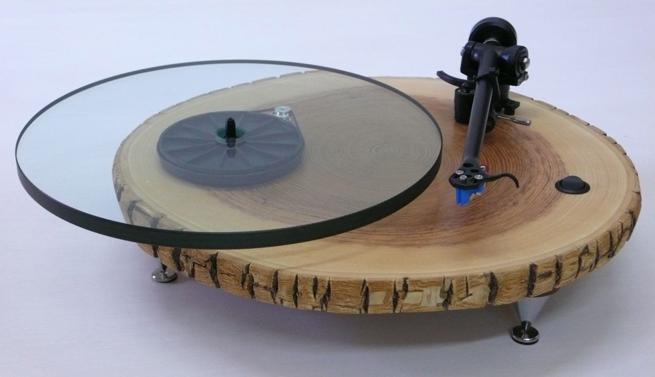 Audiowood Barky Turntable