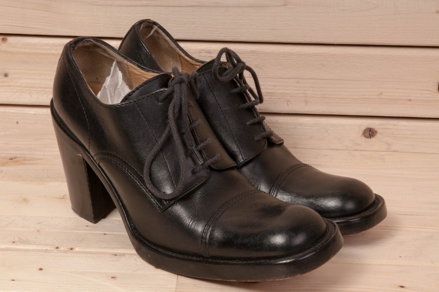 Barneys' Co-Op Stack-Heel Oxford 7