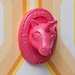 UNICORN in flamingo pink Wall Art / jewelry Display