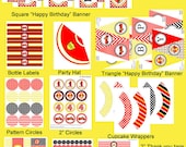 Fireman Firetruck Printable Party Collection Il_170x135