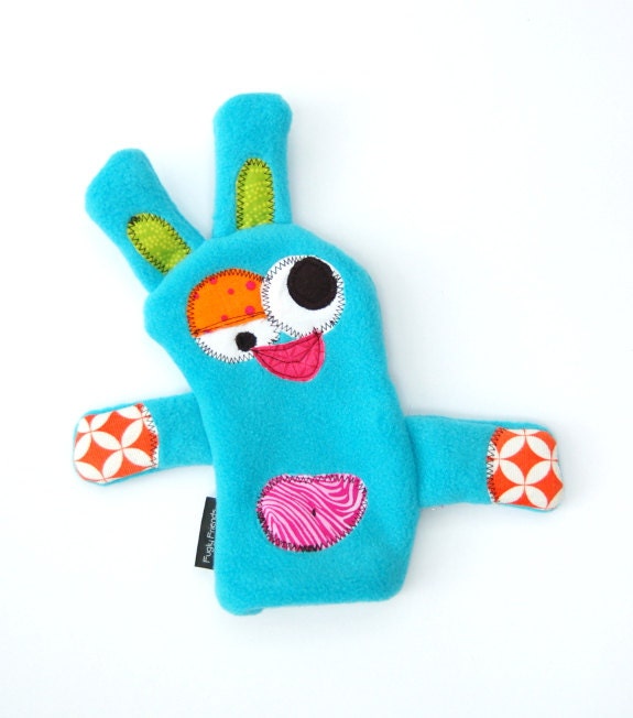 Large Durable Plush Dog Toy with Secret Heart Fortune & Squeaker - Gertrude by Fugly Friends
