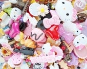 20pcs - Cute Random Grab Bag Mix of Decoden Cabochons (Various Sizes) MIX12