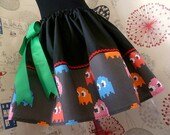 Pac Man, pac man skirt,  Geek Clothes, ALL SIZES, 1980s Retro Clothes, ROoBYS,