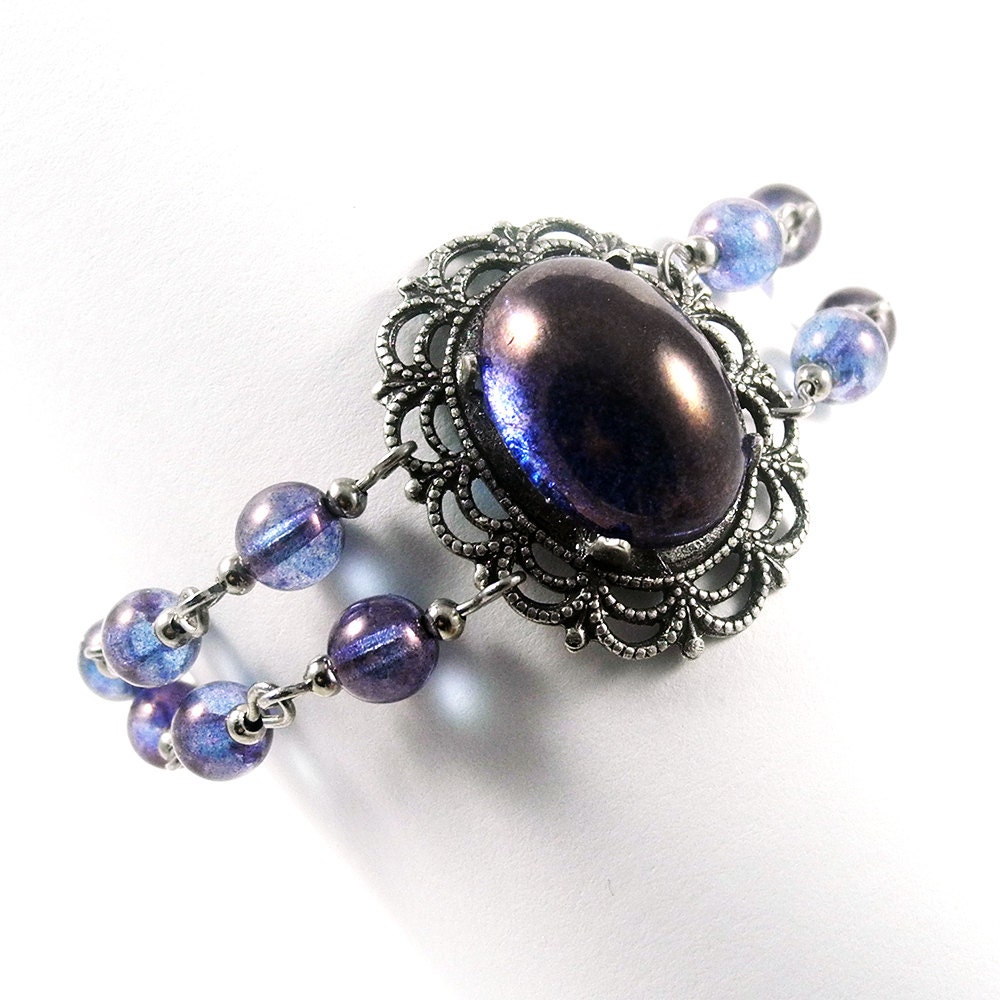 Beaded Victorian Bracelet Elegantly Yours Pick your Color