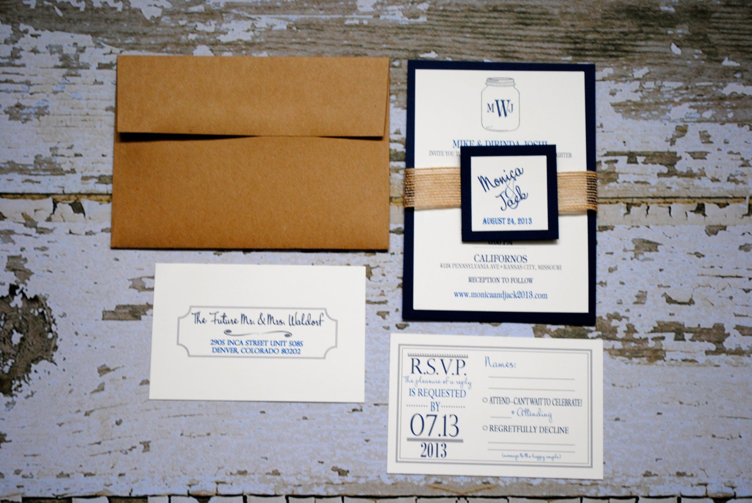 Wedding Invitations (Outer Envelopes Included)