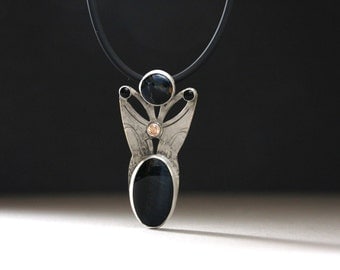 Dark Angel Recycled Silver Necklace