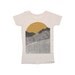 GOOD MORNING shirt. scoop tshirt. sunrise. organic cotton.