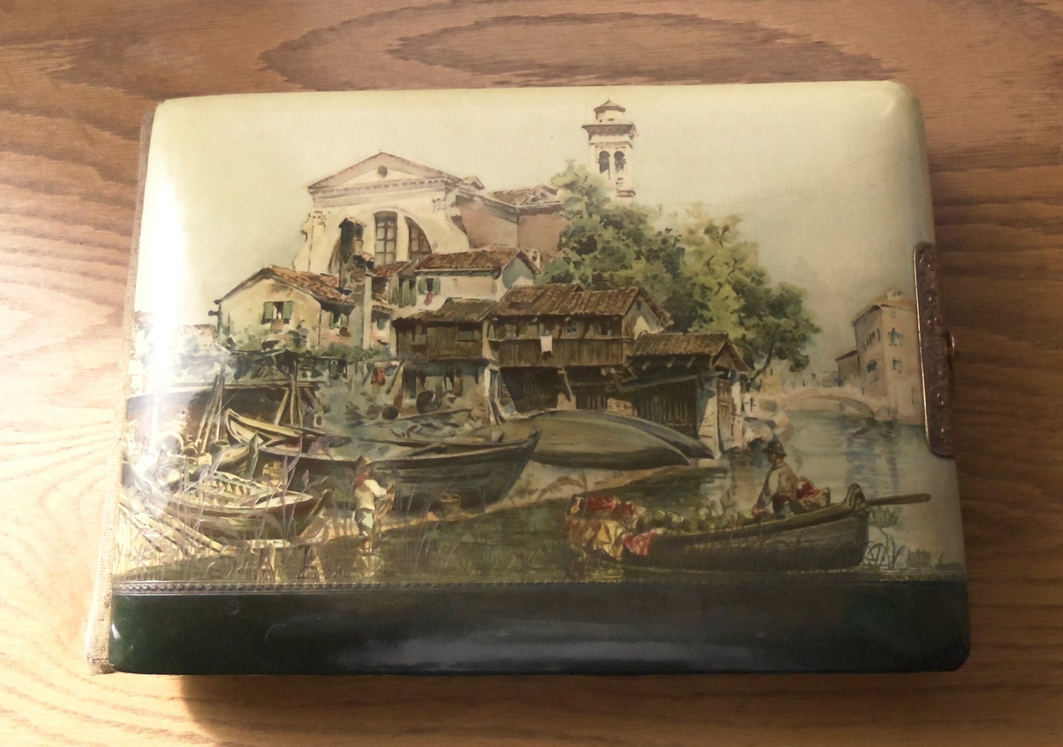 Antique Celluloid Photo Album Early 1900s