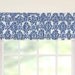 Decorative Valance featuring Waverly's Modern Essentials Luminary - Indigo