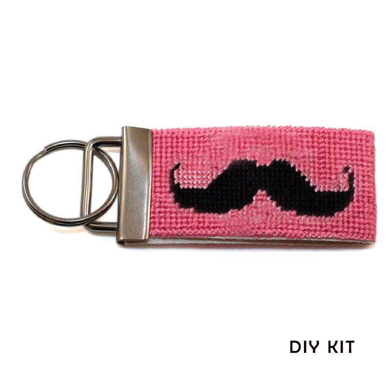 Needlepoint Kit - Moustache Key Fob