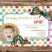 Custom Printable Very Hungry Caterpillar Inspired Birthday Party Invitation with photo