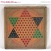 20 PERCENT DISCOUNT Vintage Chinese Checkers Board Game Wood Star Checkers 1930s Antique Wall Display