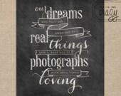 always better when we're together -  8x10 Chalk Art Print