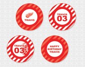 Any Sport Team Party Circles - Personalized Printable Il_170x135