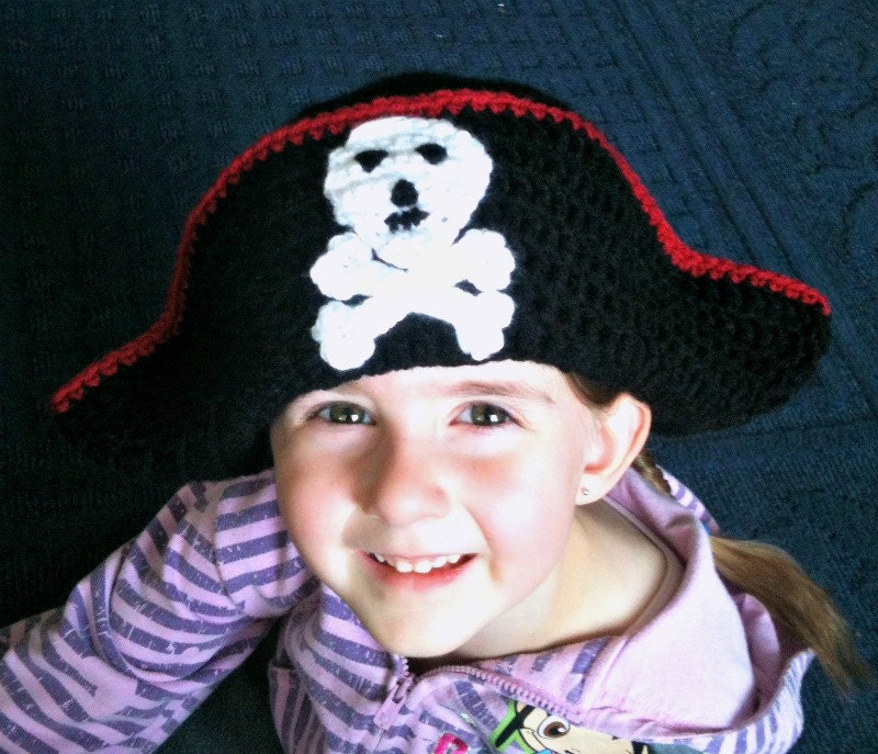 Crocheted Pirate Hat