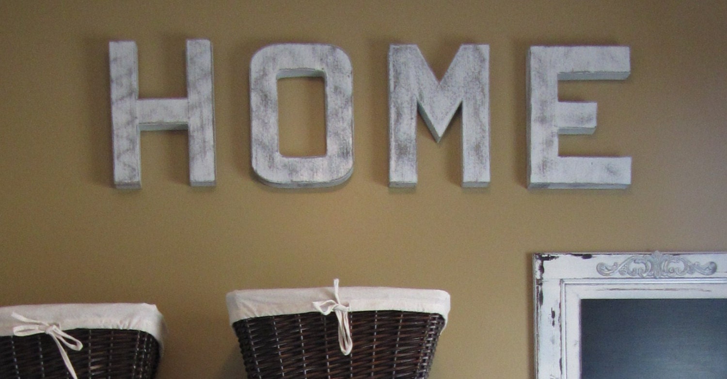 Pottery barn and Anthropologie inspired letters for home decor-12 inches
