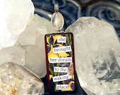 She Brought Her Dream to the Waking Place -- A Crystal Magick Glamourkin Pendant