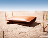 Aged Leather Phone Wallet of the Desert
