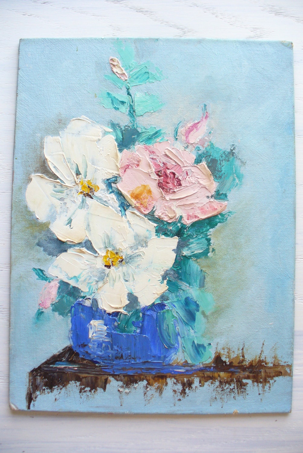 Flea Market Oil Painting