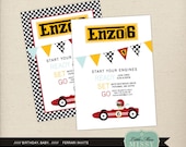 Ferrari Invite Birthday or Shower- DIY Printable