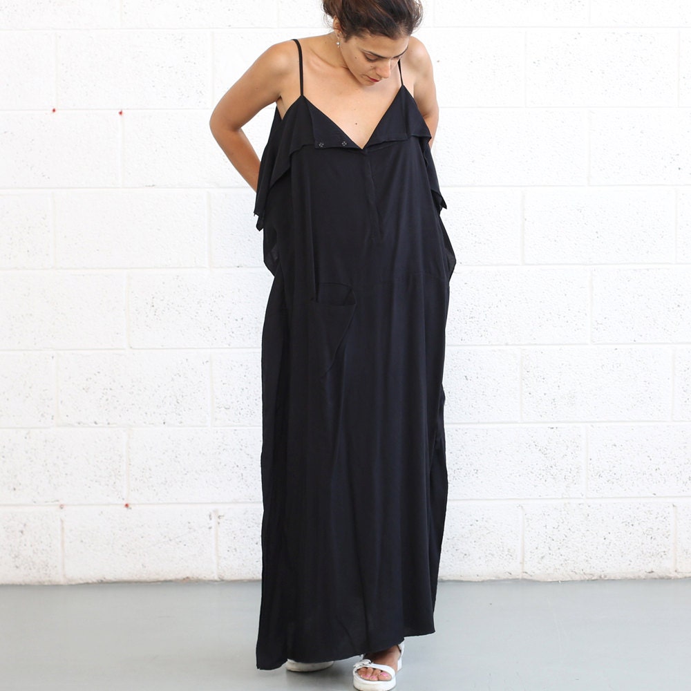 Black Kaftan Dress