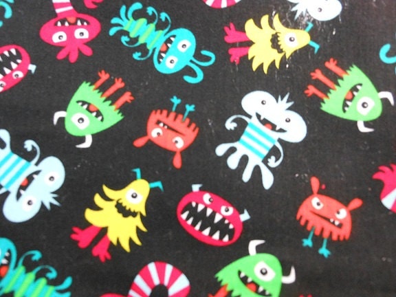 Adjustable Nursing/Breastfeeding Or Bib Clip/Strap, Little Monsters