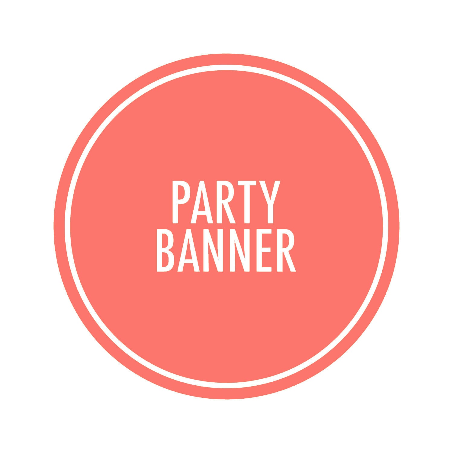 Custom Party Banner Il_570xn