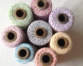 10 Yards 100% Cotton Bakers Twine - Choose from 8 colors - "FREE shipping"
