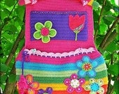 Hanging pockets organizer PATTERN  - Rainbow collection