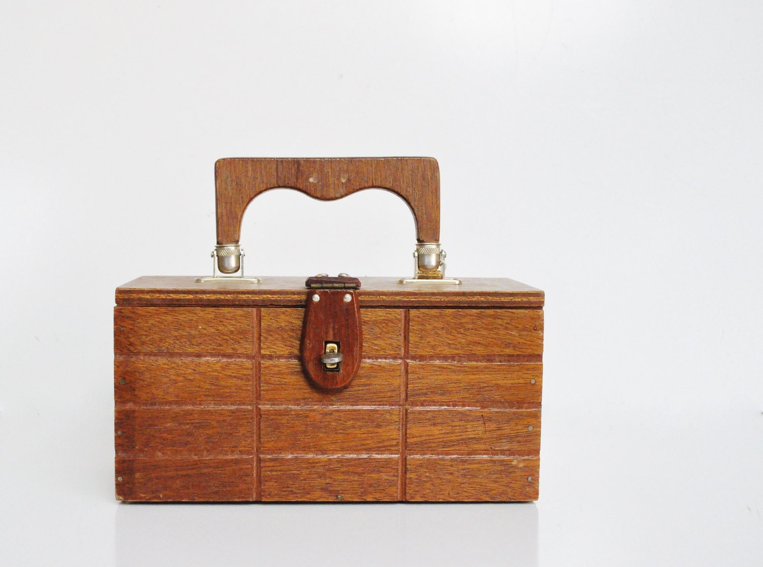 Vintage Wooden Purse