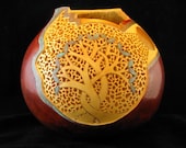 Sun Dance Filigree Gourd Art