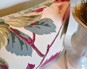 Decorative Pillow Cover in Vintage Cotton Floral Prints